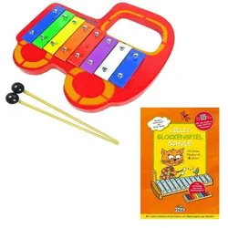 keepdrum Auto Glockenspiel mit Lilli's Schule (Deutsch)