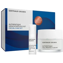 55ml GERTRAUD GRUBER AUTHENTIQUE Gesichtspflege-Set (Gesichtscreme 50ml + Augen-/Lippencreme 5ml)