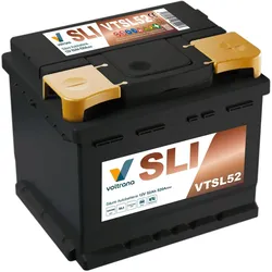 Voltrana Säure SLI Autobatterie 52Ah 12V 520A VTSL52