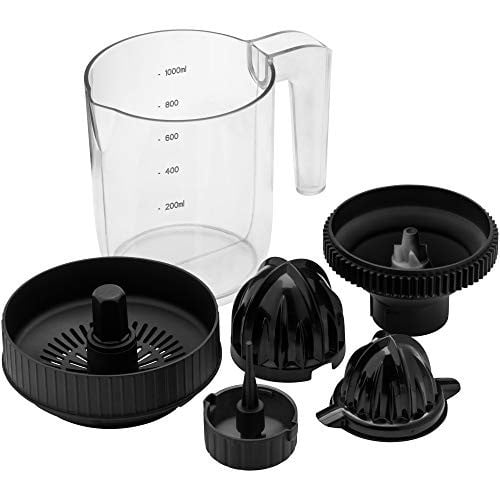 WMF Kult X Spiraalsnijder Accessoires Elektrische Citruspers met 2 Perskegels en 1 Liter Kan