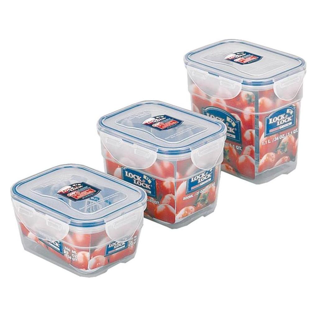 Lock & Lock Vorratsdose stapelbar 550ml 145x110x67mm (0.55 l) (HPL311)