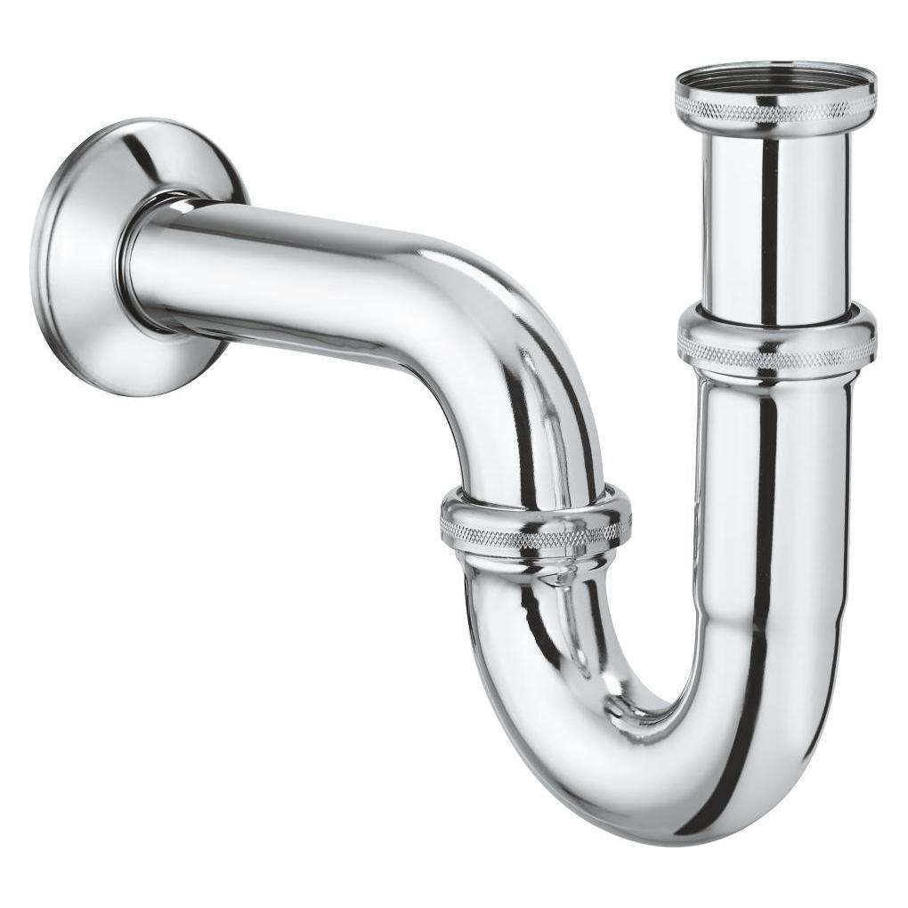Grohe Röhren-Geruchverschluss 1 1/4Zoll, für Waschtische chrom (Flaschensiphon, Röhrensiphon, 1 1/4") (28947000)