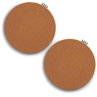 Pinnwand ZELLER PRESENT "Pinboard, rund, Kork, 2-tlg.", beige (natur), B:30cm H:1cm T:30cm Ø:30cm, Kork, Tafeln