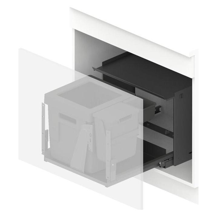 Peka Metall Abfall-Auszugsystem PEKA Oeko Complet Aqua L (47.20 l) (200.2847.43)