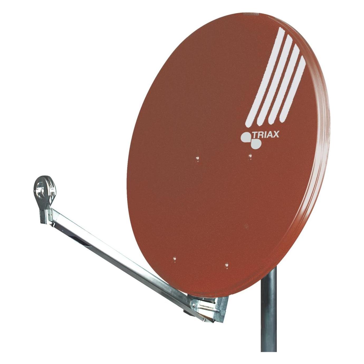 Triax Hit FESAT 85 - RAL 8012 - 10,7 - 12,75 GHz - 38,3 dBi - 15 - 45° - 21,1° - Braun (Flachantenne, 38.30 dB, UKW / MW / LW) (350483)