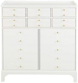 Nina Apothecary Cabinet - White - Ballard Designs