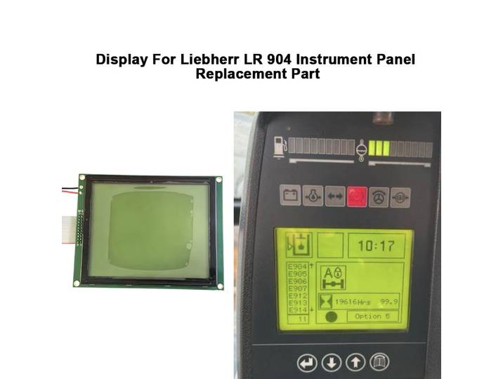 Écran de remplacement pour tableau de bord Liebherr 904 LR 904