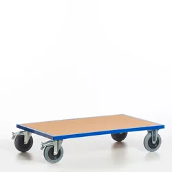Rollcart Plattformwagen 02-5986, Ladefläche 1000x600 mm, Tragkraft: 600 kg, blau