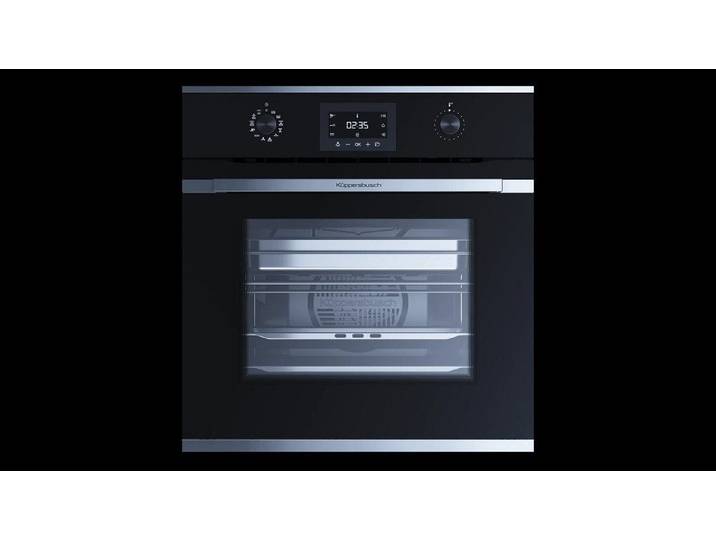 Küppersbusch Dampfbackofen Compact BD6340.0S DK1, Elektronik-Uhr, Schnellaufheizung, Aluminium-Drehknebel