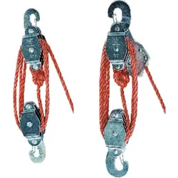 Flaschenzug 220kg mit Seilbremse