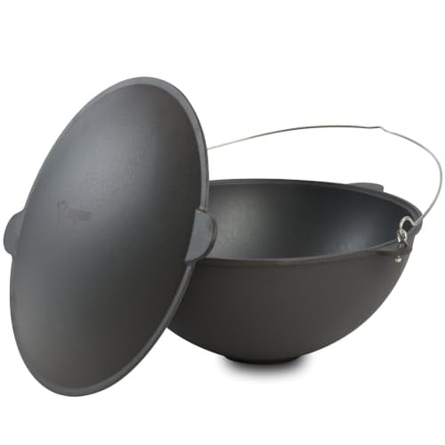 BBQ-Toro Gietijzeren kaza met deksel, 27 liter