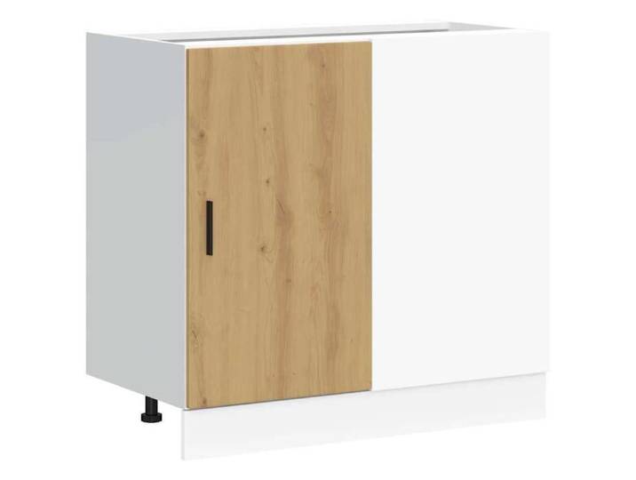“SALE 2025”Meuble sous évier - MOOD - Meuble bas du lavabo chêne artisanal - Bois d'ingénierie chill996607