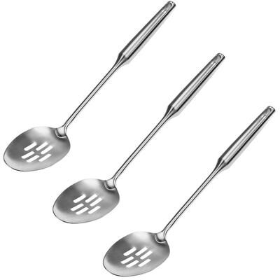 YBM Home Silicone Non-Stick Slotted Cooking Serving Spoons