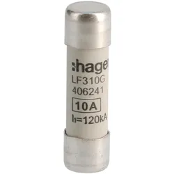 Hager LF310G Zylindersicherungen für industrielle Anwendungen 10x38mm gG 10A 500V AC 120kA