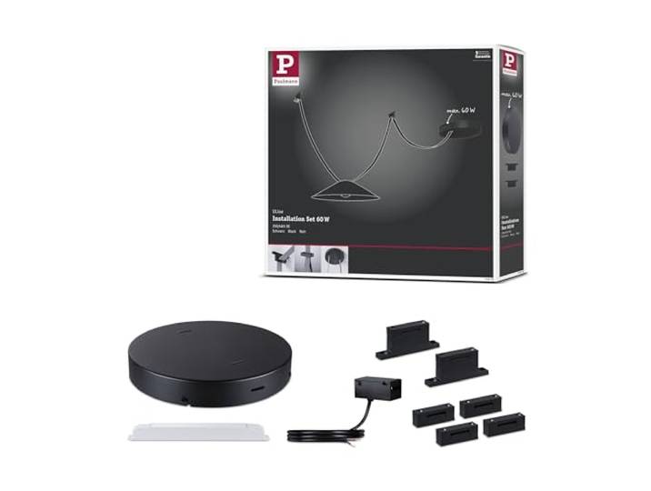 Paulmann 94628 ULine Zubehör Installationsset 230/48V max. 60W Schwarz