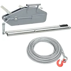 vidaXL, Seilzug + Werkstattkran, Lamonor