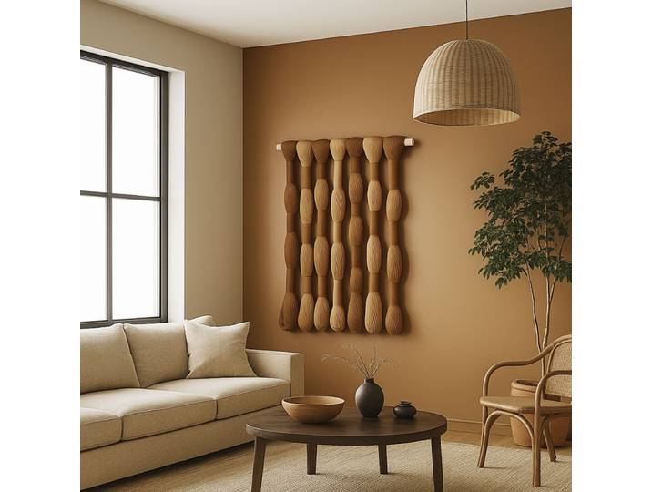 Meilleure vente macramé Boho Art Design suspendu café décoration murale à la main coréen Restaurant décor tenture murale