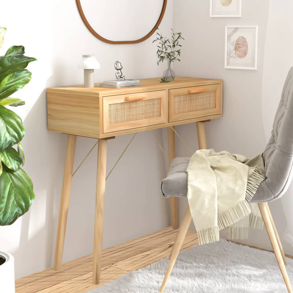 Bay Isle Home Zayan 80 cm W Console Table Black 75cm H X 80cm W X 30cm D