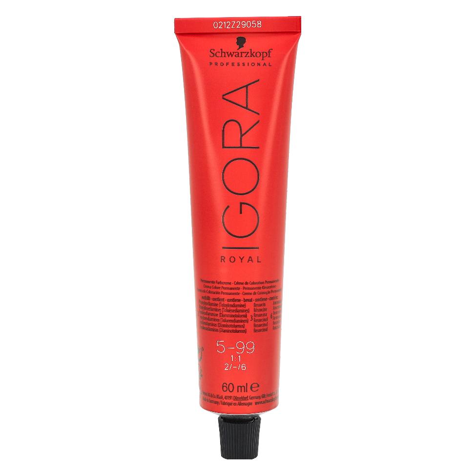 Schwarzkopf Professional Igora Royal (5-99 Hellbraun Violett Extra, Hellbraun Violett Extra, Violett) (1677542)