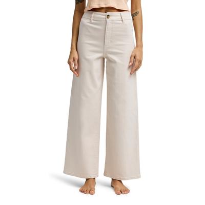 Stoffhose BILLABONG "Free Fall Twill", Damen, Gr. 30(XL), Normalgrößen, beige (sea salt), Obermaterial: 98% Baumwolle, 2% Elasthan., Hosen Stoffhose