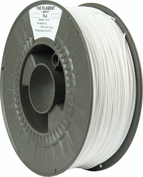The Filament PLA 1.75mm Traffic White 1kg