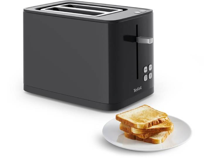 Tefal Smart & Light TT6408 Broodrooster - 7 Bruiningsniveaus - LED Display - Voor Brede Sneetjes