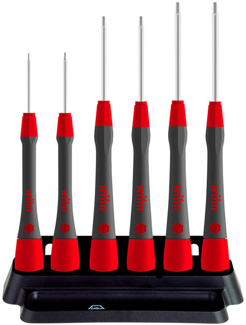 Wiha Set de tournevis de précision PicoFinish® hexagonal 6 pcs avec support (42992)