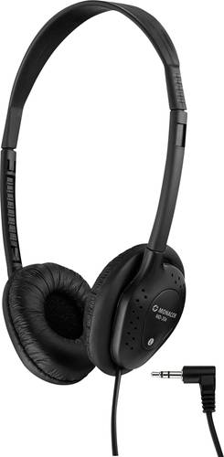 Monacor MD-306 On Ear Kopfhörer kabelgebunden