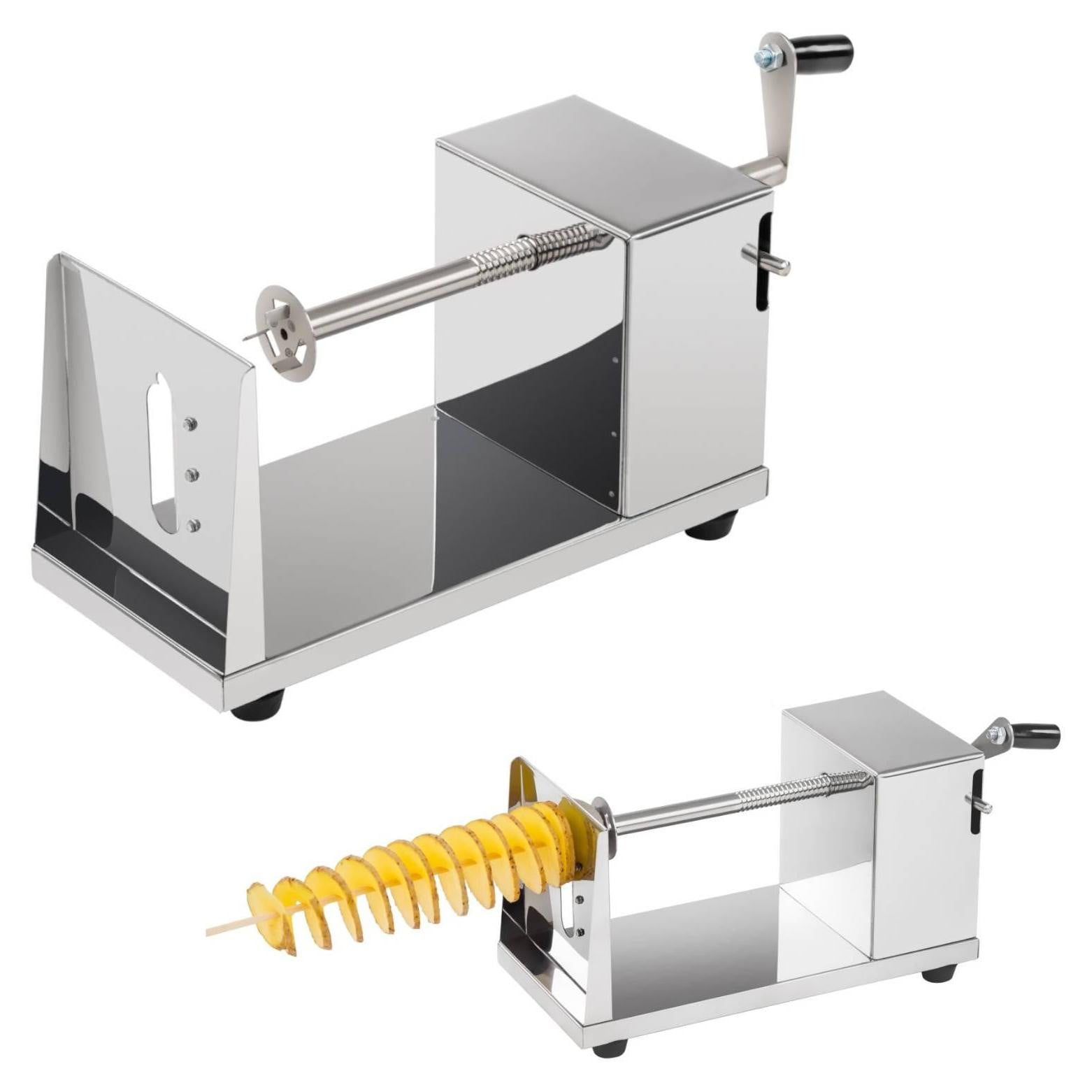 Royal Catering Handmatige spiraalfrietmachine voor twister chips