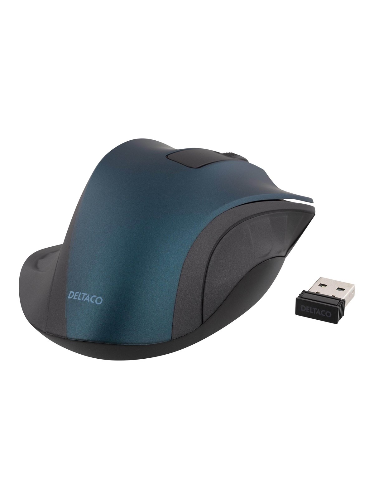 Deltaco MS-708 wireless optical mouse 1200 DPI blue - Maus (Blau)