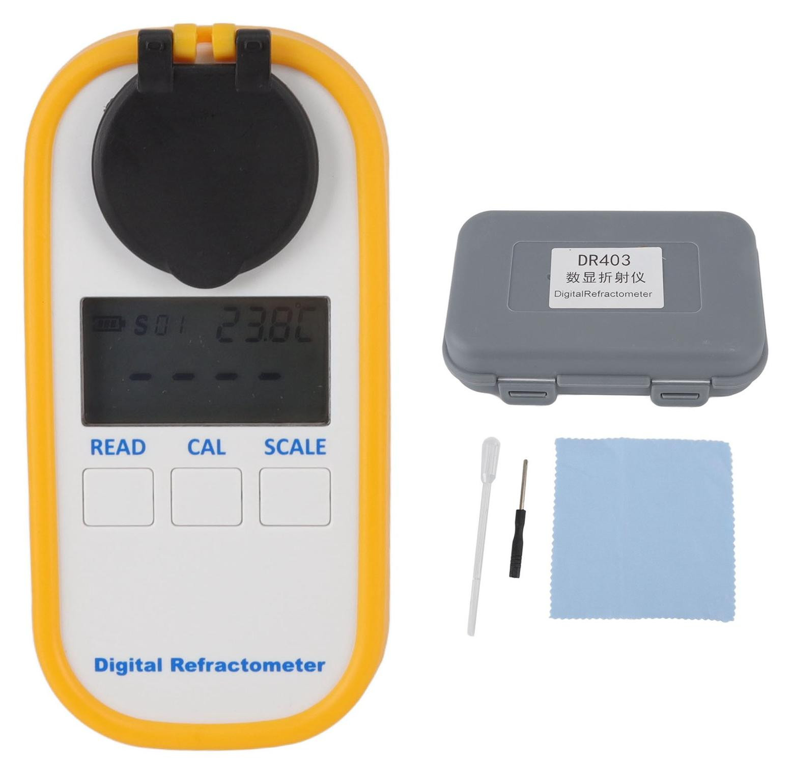 Gistuch Digitale Refractometer 0-80% White Spirit Concentratiemeter
