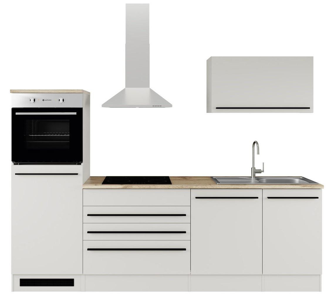 Yourkitchen Keukenblok 260 BASIS JAZZ met lades en houtlook