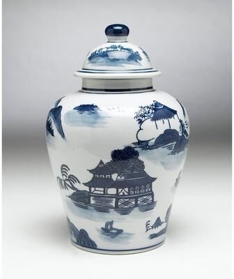 Orchard Creek Designs "Farber 10"" Porcelain Jar"