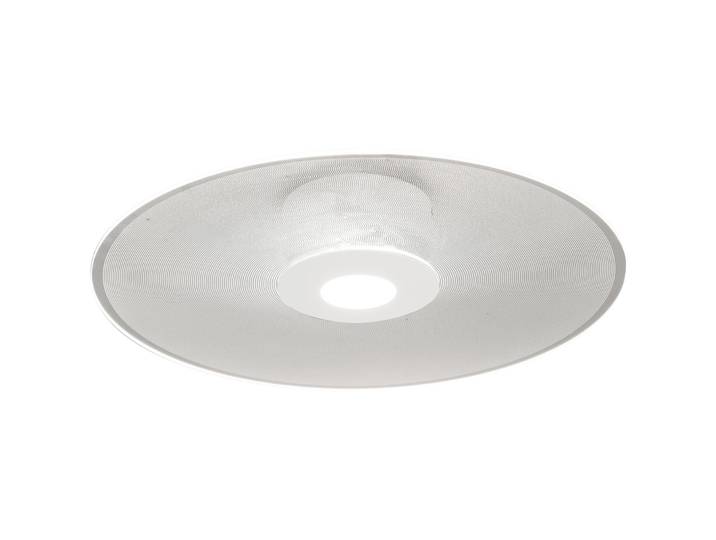 Deckenlampe Azure weiss Metall/Acryl 1500 lm B 45 cm - LED - Lichtfarbe: Warmweiss - Deckenlampe- LED Energiesparlampe