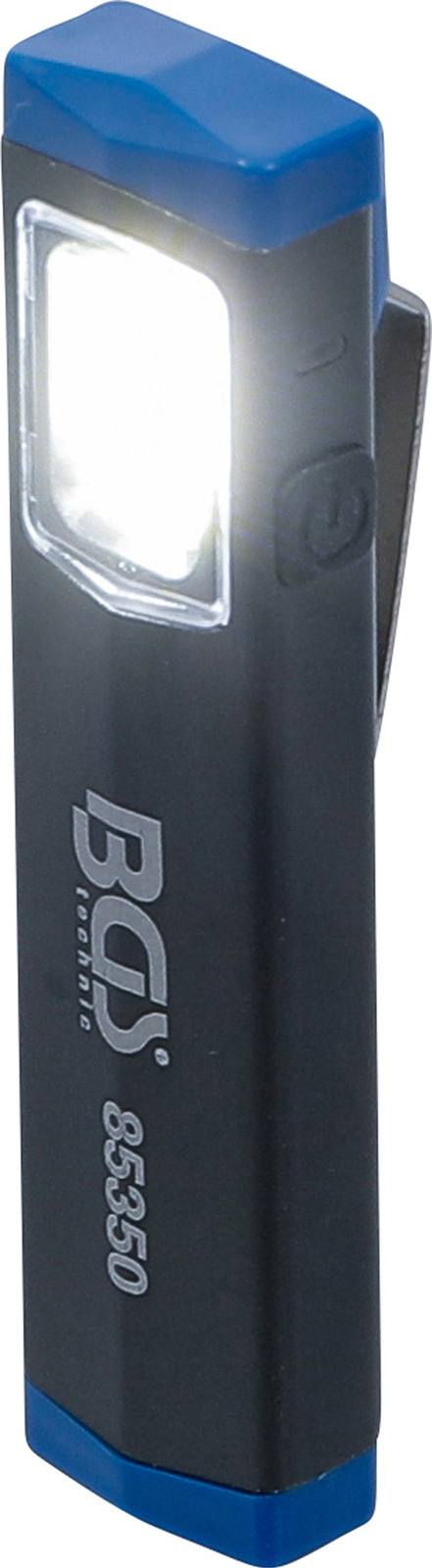 BGS technic COB-LED aluminium mini-zaklamp