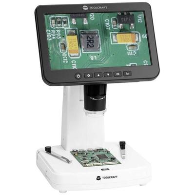 TOOLCRAFT TO-9407067 Digital-Mikroskop 300 x Auflicht, Durchlicht