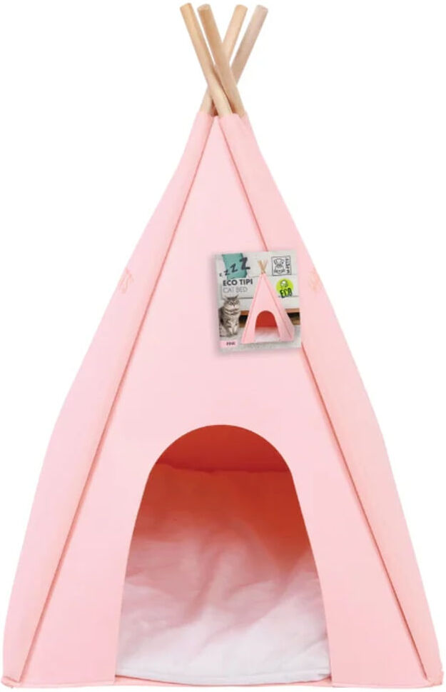 M-Pets Cuccia Gatto Tenda Tipi ROSA