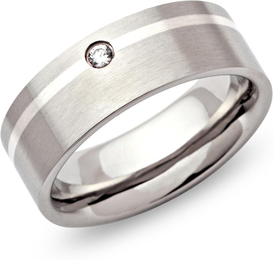 Unique Eheringe Edelstahl Freundschaftsringe 7mm Gravur silber