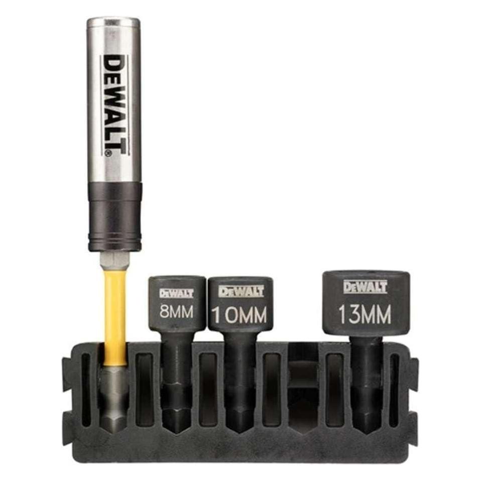 DeWalt 4pc Stubby Nut Driver Bit Holder (DT70826)