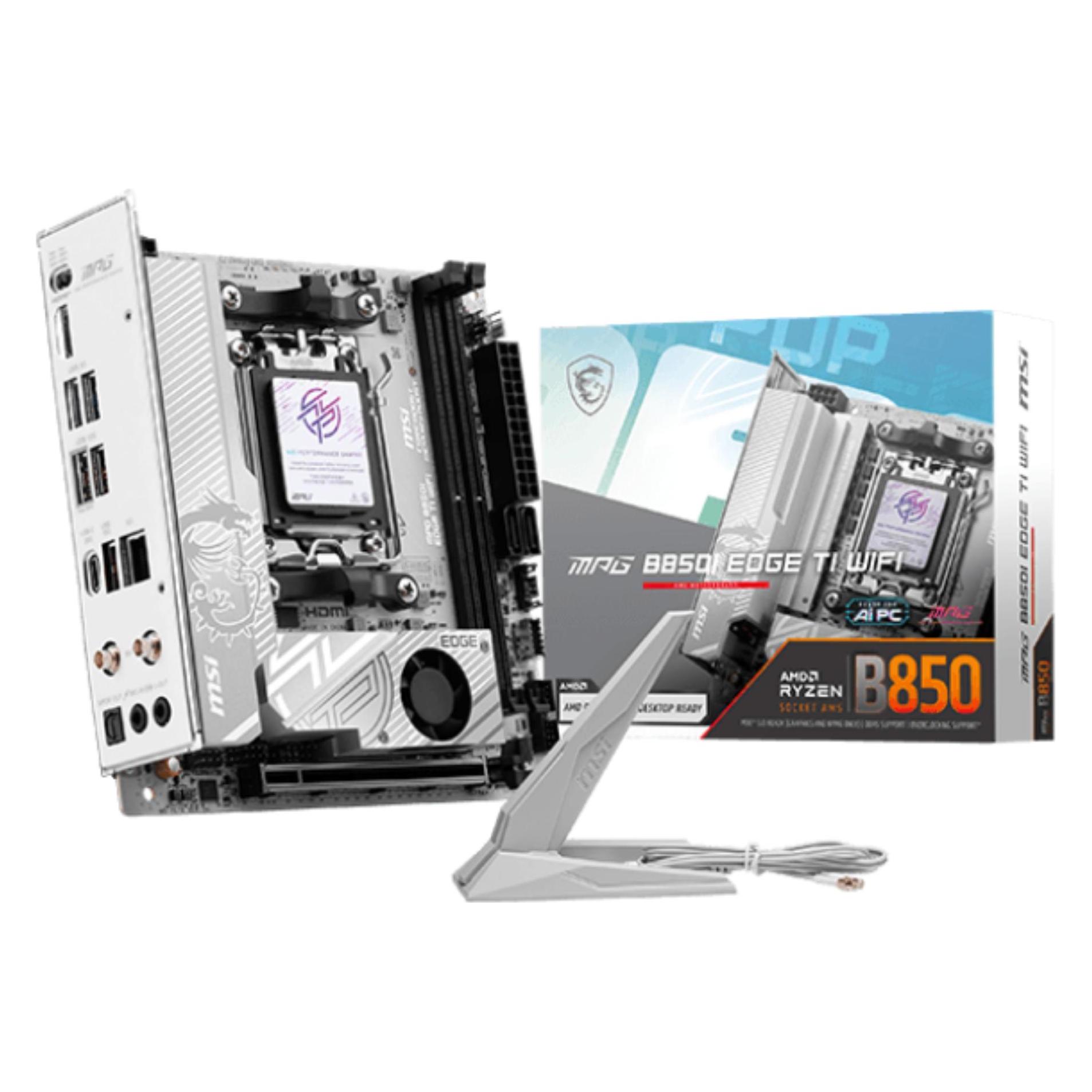 MSI MPG B850I Edge TI WIFI (AM5, AMD B850, Mini-ITX) (7E79-001R)