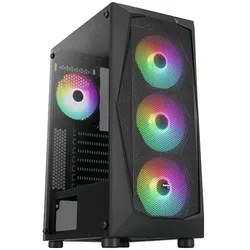 Aerocool Falcon ARGB Midi Tower Schwarz