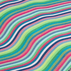 Allround-Gewebe "Madrid", Streifen pink/blau