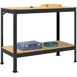 vidaXL, Werkbank + Arbeitsbock, Giovanna without a drawer or pegboard (55 cm, 115 cm)