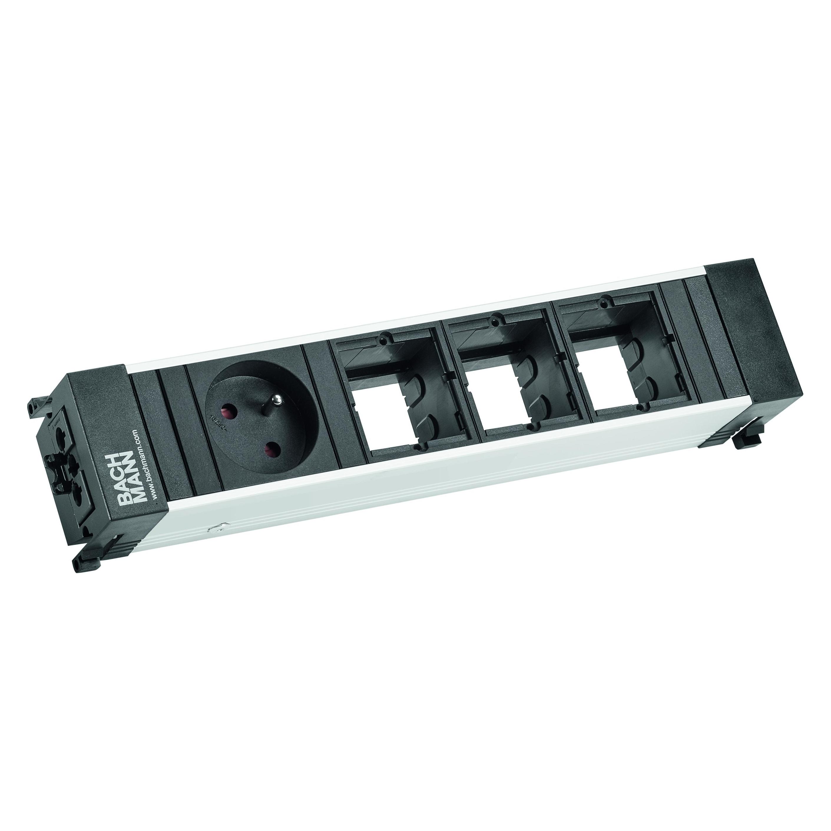 Bachmann CONFERENCE / TOP FRAME - Rahmen für Steckdosenleiste (1x, CEE 7/3, CEE 7/5) (909.025)