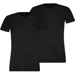 Puma, Herren, Sportshirt, Men Everyday V-Neck Tee 2p (M), Schwarz