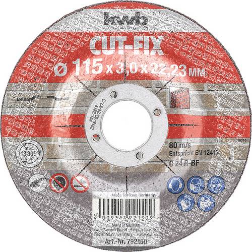 Kwb 792150 Trennscheibe gerade 115mm Stein