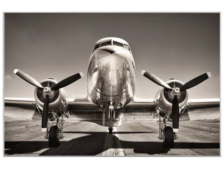 Bild mit Rahmen Flugzeug image LAND