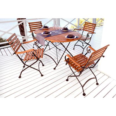 Garten-Essgruppe MERXX "Schlossgarten", braun, Sitzmöbel-Sets