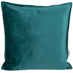 KISSENHÜLLE Samt&Sonders petrol 45/45 cm