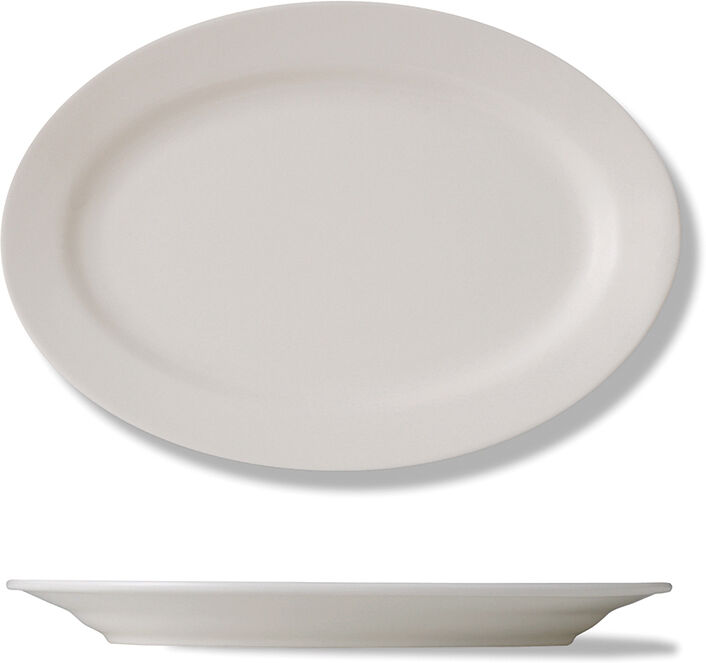 Yegam Piatto ovale 36,5 cm China White